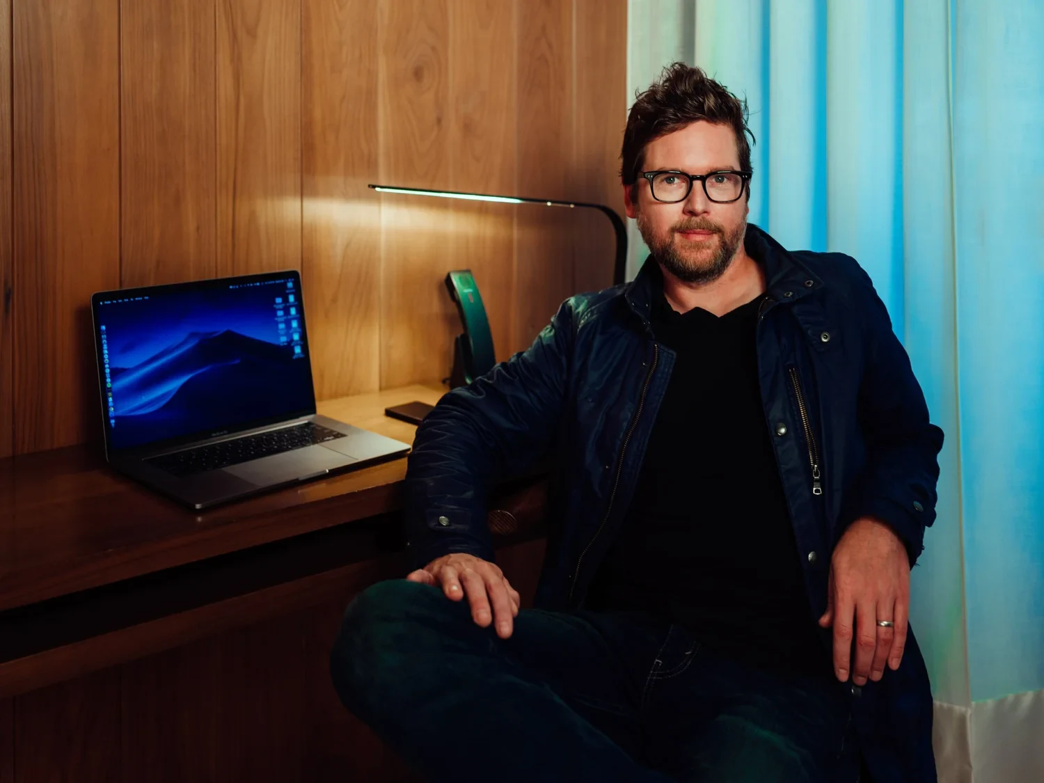 Complete portrait of Biz Stone, co-founder of Twitter